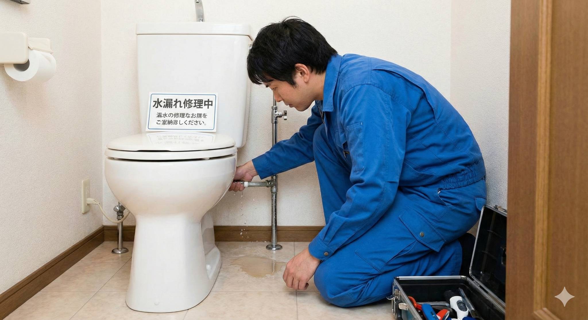 シンク下の水漏れ