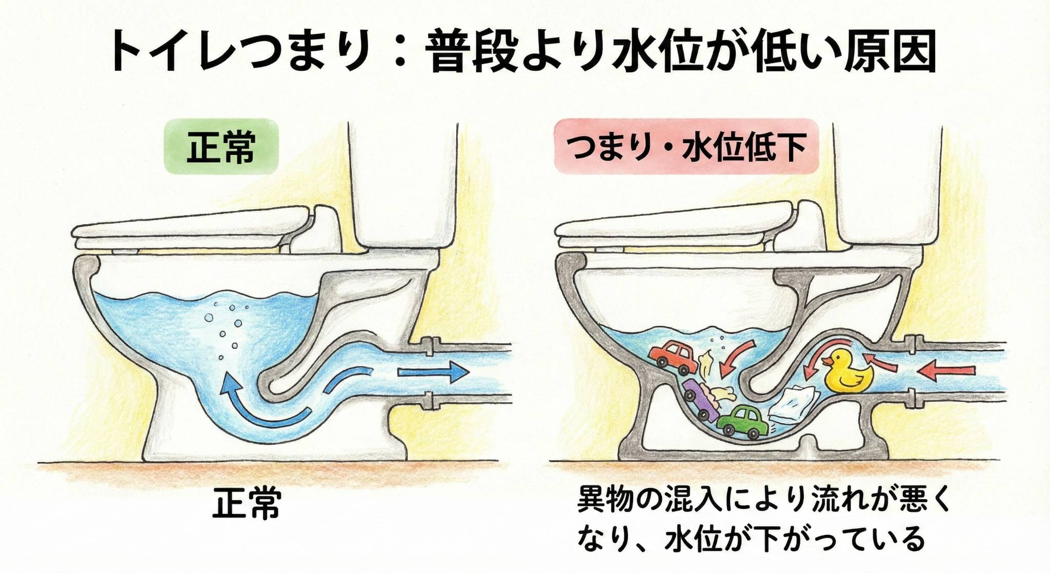 キッチン排水の詰まり